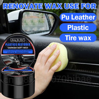 Car Plastic Restorer Back To Black Gloss Auto Interior Leather & Panel Renewal Wax Coating Agent Auto Polish And Repair Coating