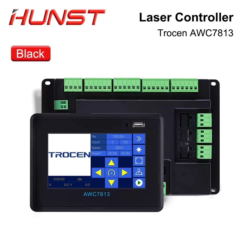 HUNST Trocen AWC7813 Co2 Laser Controller DSP Control System DIY Laser Control Replace AWC608 AWC708 6442G 6445G