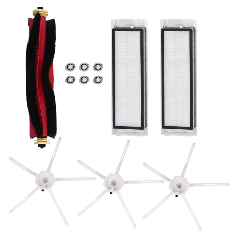 EAS-For Xiaomi Roborock S5 Max S6 Max S6 Pure S6 Maxv S50 S51 S55 S60 S65 S5 S6 مكنسة كهربائية فرشاة جانبية رئيسية فلتر HEPA