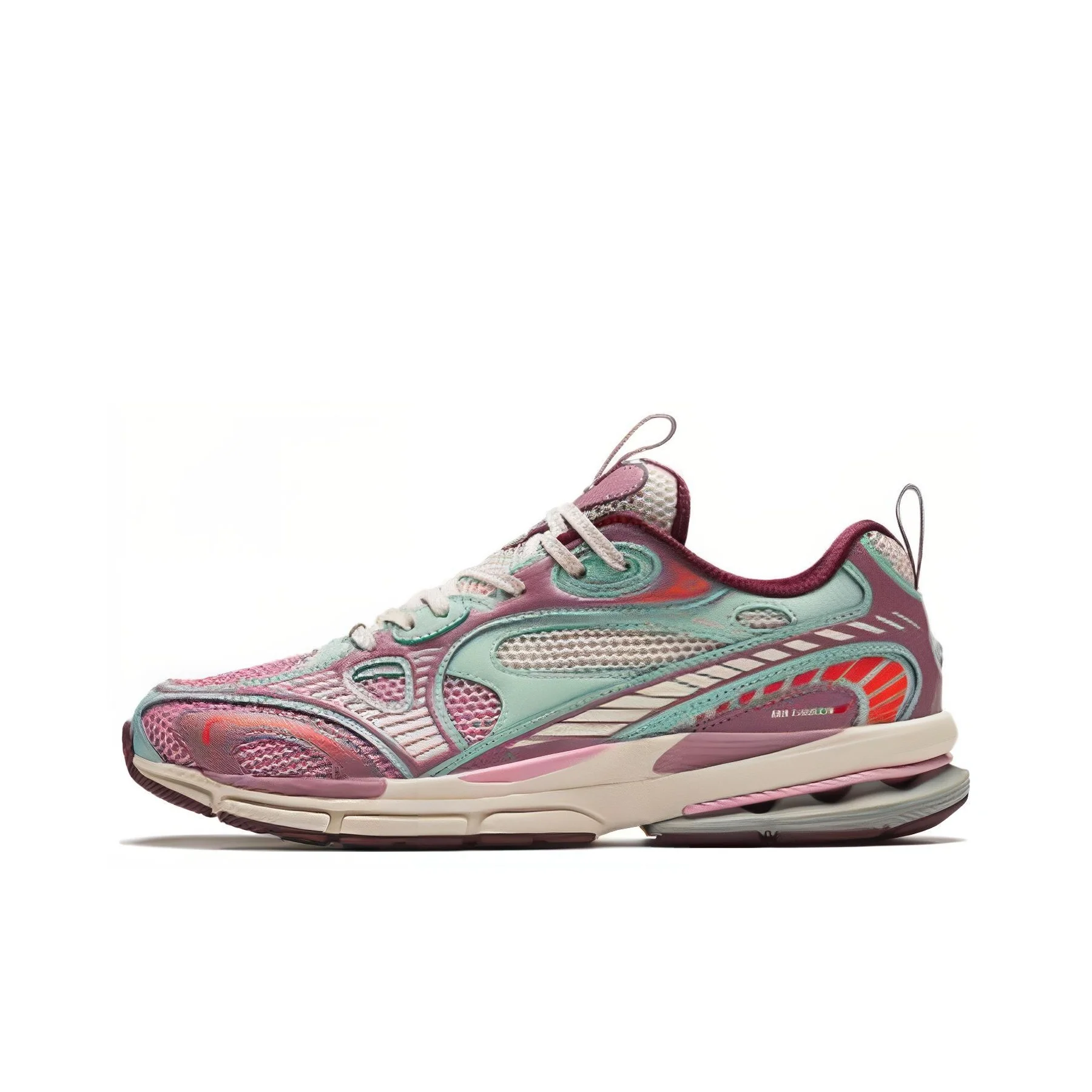 Anta Cushioning Abrasion Resistant Cushioning, Wear Resistant Low top Running Shoes Men's Fuchsia 912345568A-3