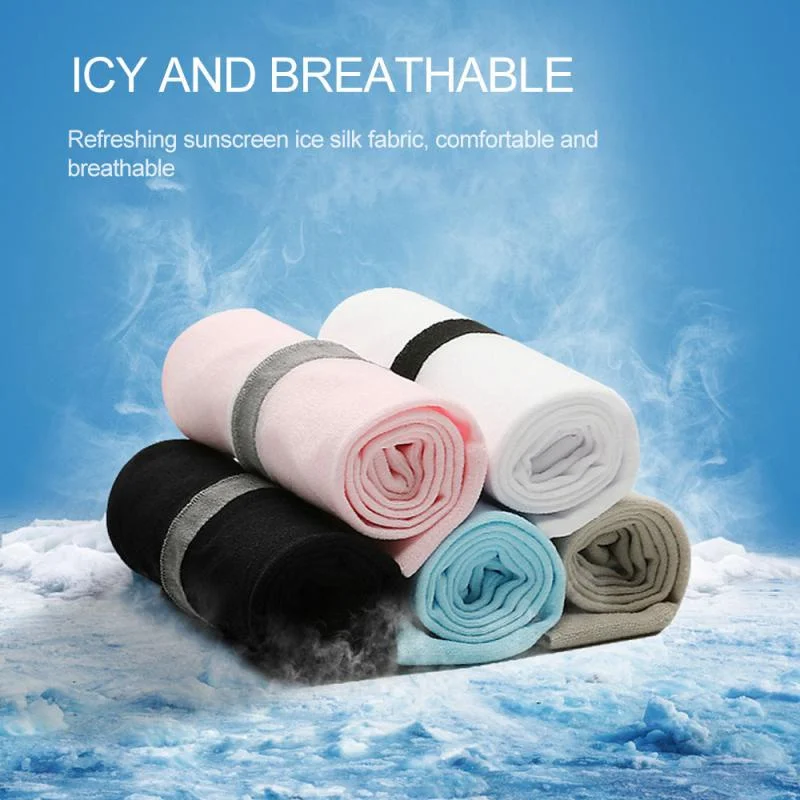 Ice Silk Cooling Sun Shade Sleeves Women Men Uv Protection Quick Drying Long Elasticity Gloves Outdoor Fishing Sport Arm Cover