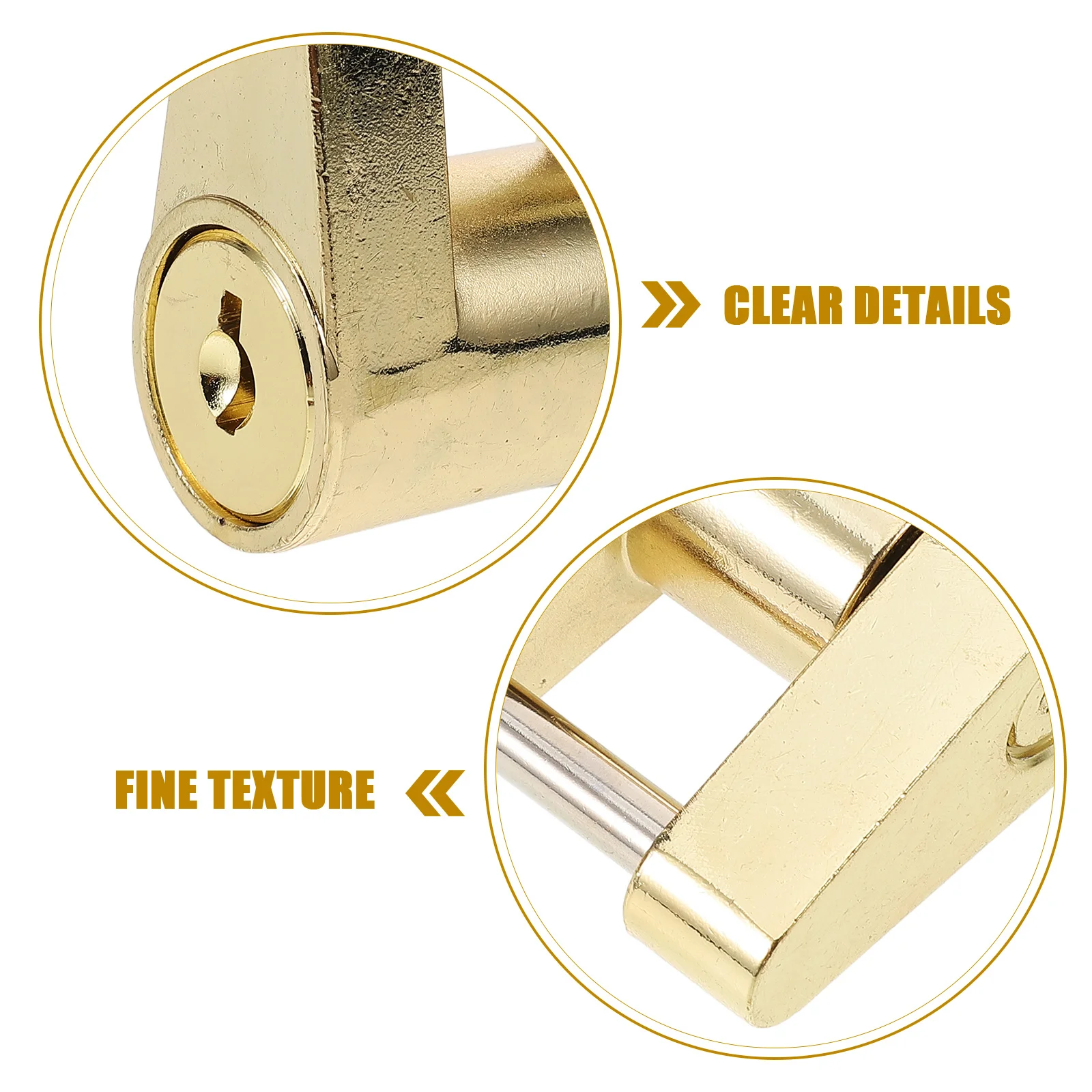

Coupler Lock 1/4 Inch 6Mm Solid Brass Core Zinc Alloy Body Theft Resistant Corrosion Proof For Hitch Security Trailer Hitch Lock