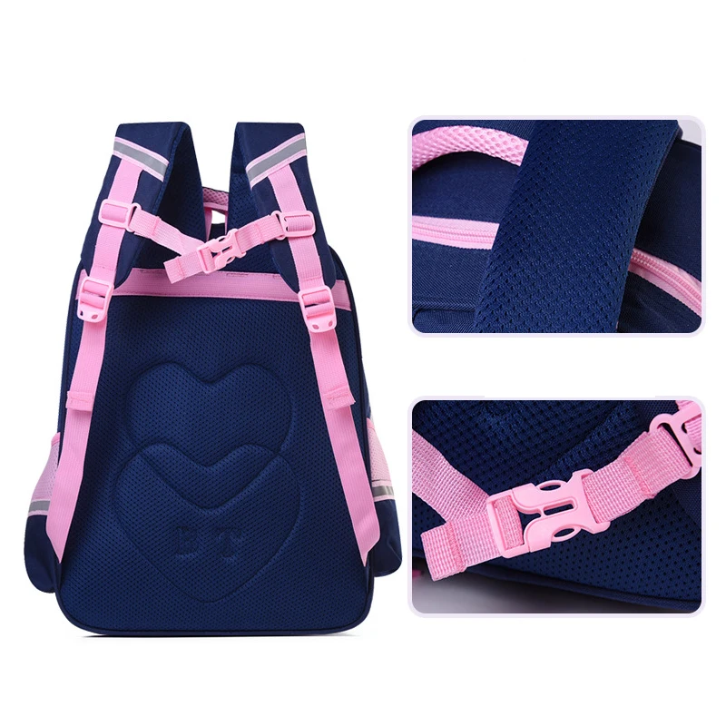 school bag Kids backpack water proof Preschool Ages 6-18 Spine protection Reduce the burden Large capacity