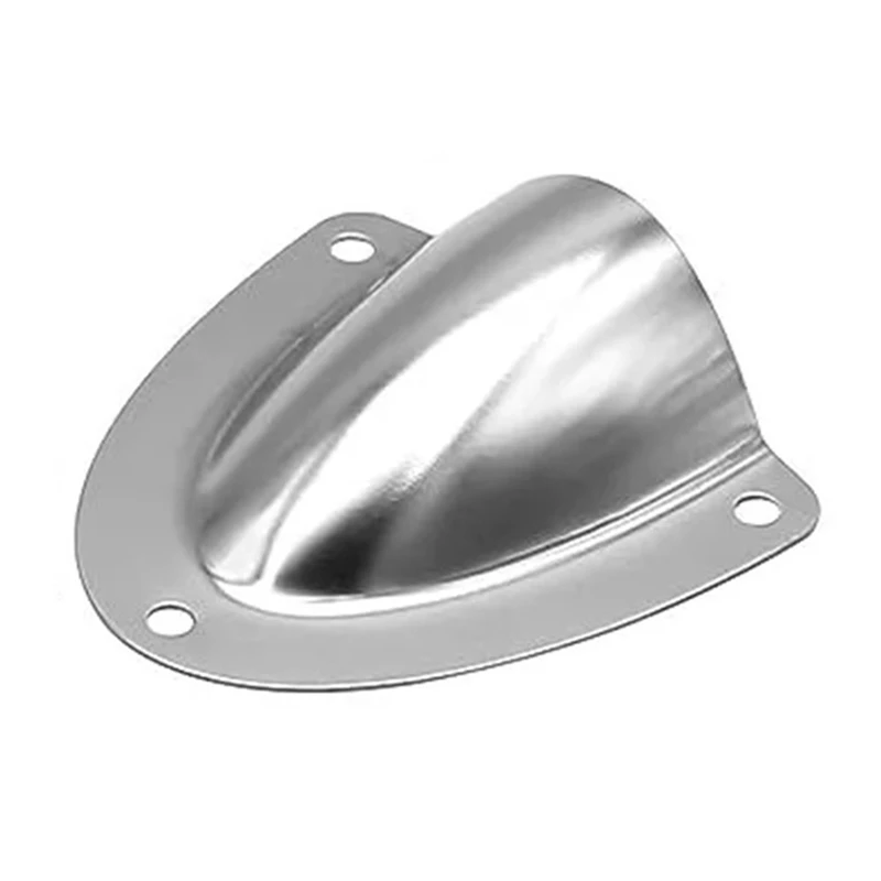 ABPQ-Hardware Fittings Stainless Steel Vent Plate 4PCS Vent Cover Marine Vent Cover