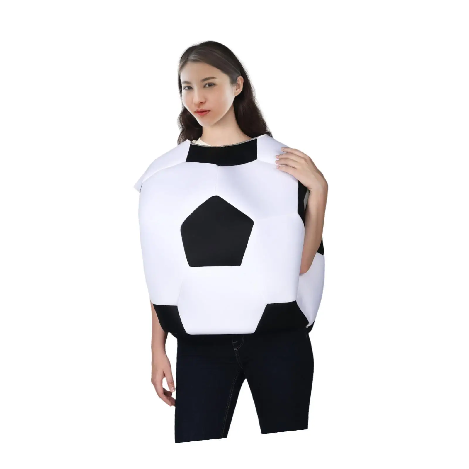 Soccer Ball Costume Lightweight Funny Novelty Football Suit Dress up for Adults for Holiday Events Sports Themed Party Carnival