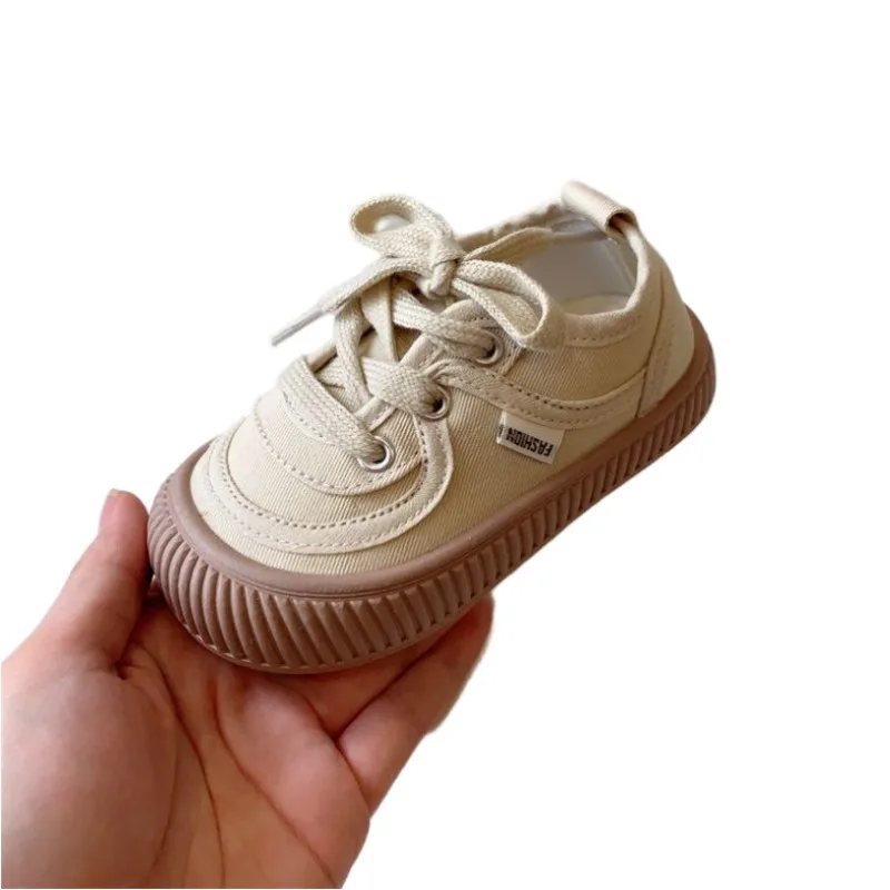 

2026 Autumn New Baby Sport Breathable Boys Sneakers Kids For Girls Jeans Denim Casual Child Flat Canvas Shoes Size 21-30