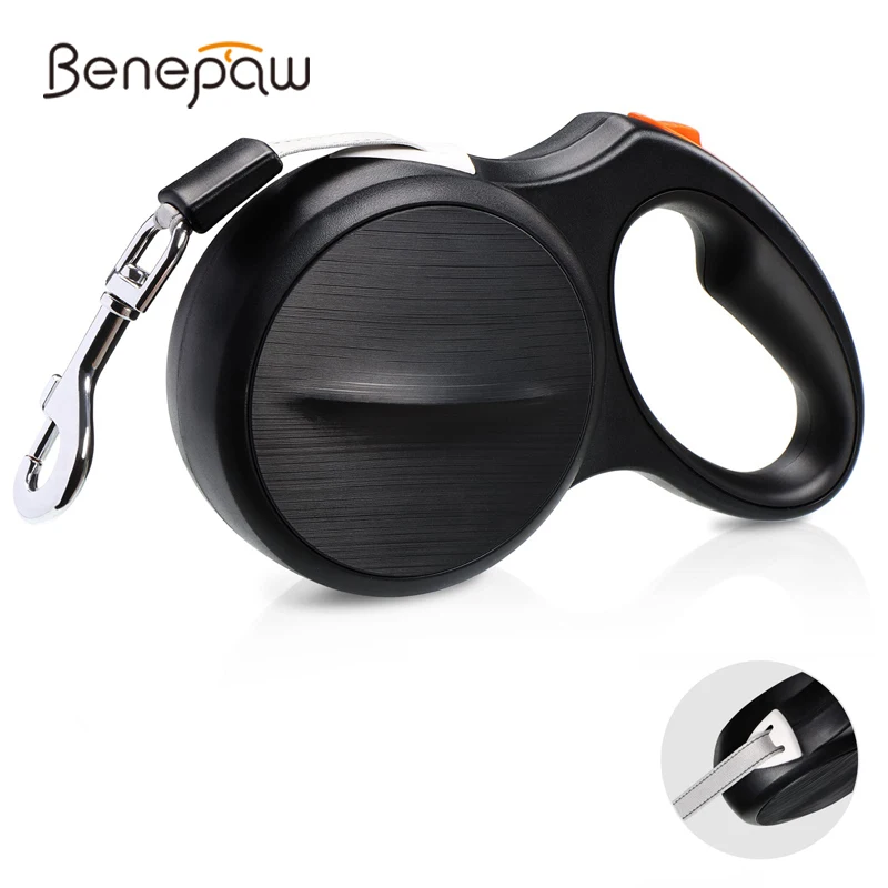 

Benepaw Autobrake Retractable Dog Leash For Large Dogs Prevent Pulling Comfortable Heavy Duty No Tangle Pet Leash Up To 50kgs