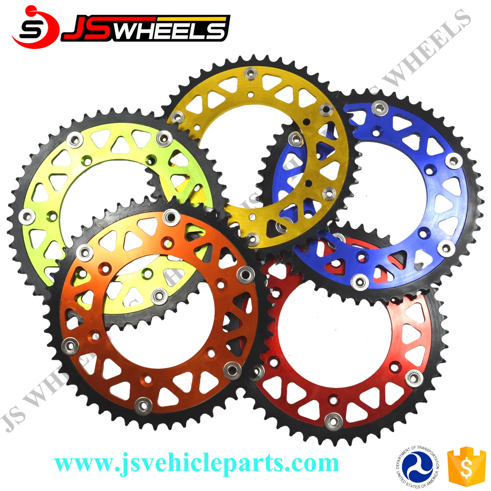 44- 52 Tooth Rear Sprocket for 520 Chain Motorcycle Racing Dirt Bike