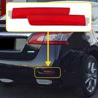 Car Flashing Left Right Rear Bumper Reflector For Nissan Sentra Juke Murano Quest For Infiniti FX35 FX50 QX70 Car Accessories