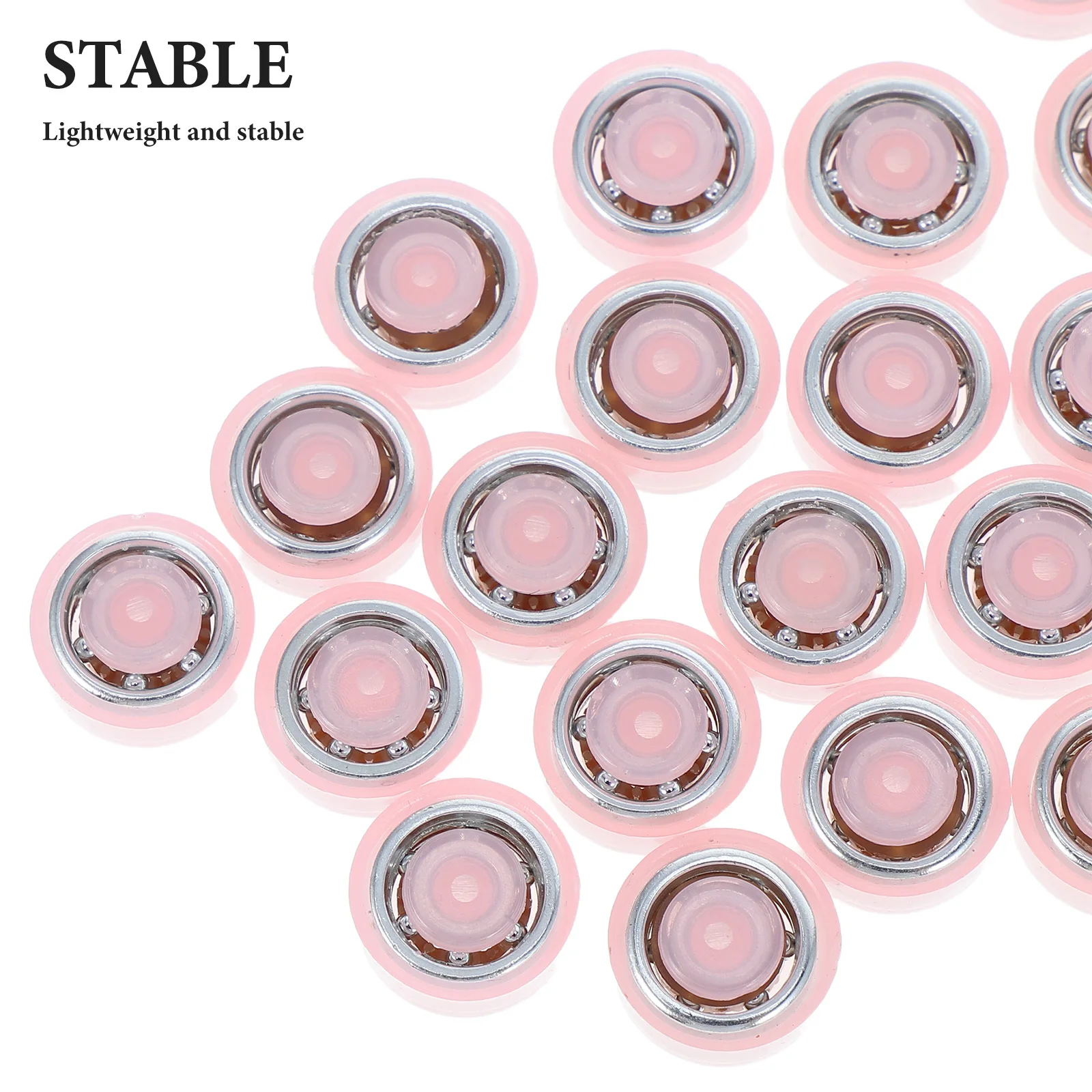 ลูกปืนแกนหมุน 30 ชิ้น สำหรับกังหันลม หมุนได้อย่างราบรื่น ลูกปืนขนาดเล็ก งานฝีมือ DIY ที่คาดผม กำไลข้อมือ เคสมือถือ ของตกแต่ง สีชมพู