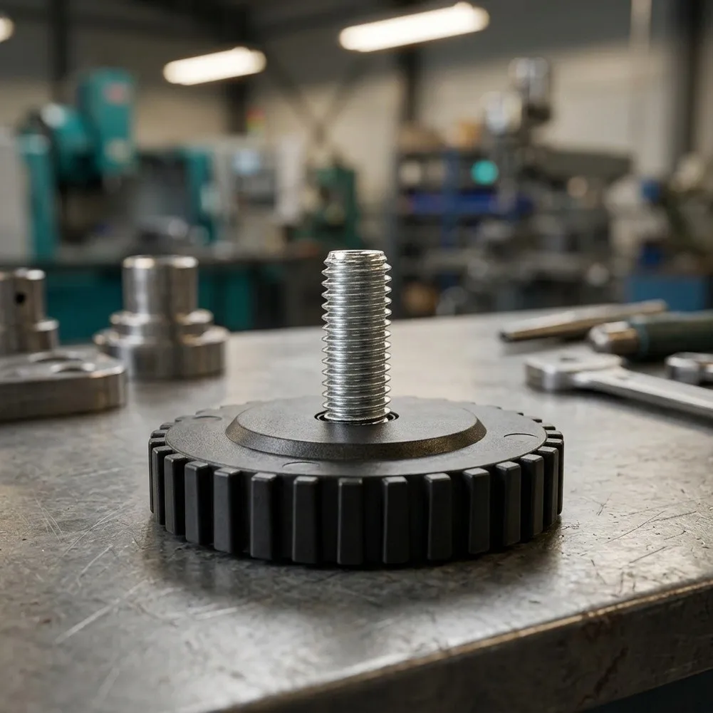 M8 18x50mm Leveling Feet 8 Pieces 2 Inch Base Width for Table Workbench Floor Protection and Stability Support
