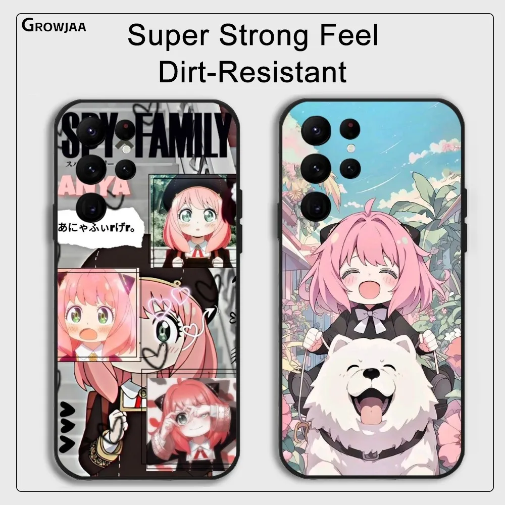 

Anya Cartoon Cute S-Spy-F-Family Phone Case For Samsung Galaxy S25 S24 S22 S23 Ultra S21 S20 Plus 5G Protective Silicone Funda