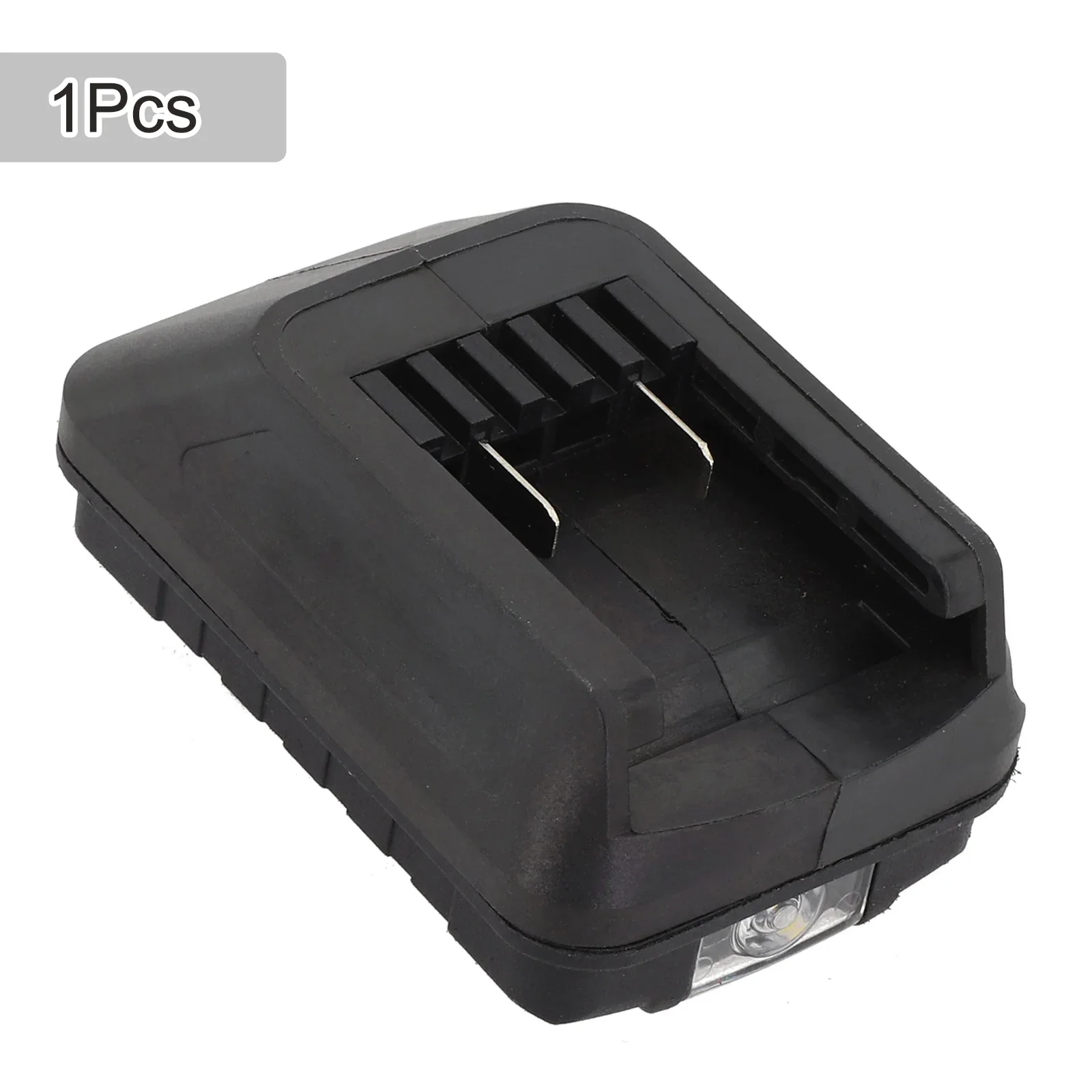 

20V Battery Adapter Dual USB Adapter About 9*5.8*3.5cm Anti-slip Design Lightweight Material Over-current Protection