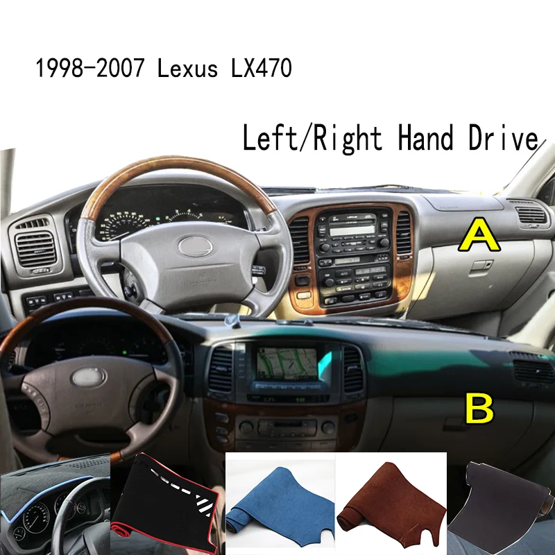 For 1998-2007 Lexus LX470 UZJ100 Accessories Dashboard Cover Instrument Panel Dash Mat Dashmat Protective Pad
