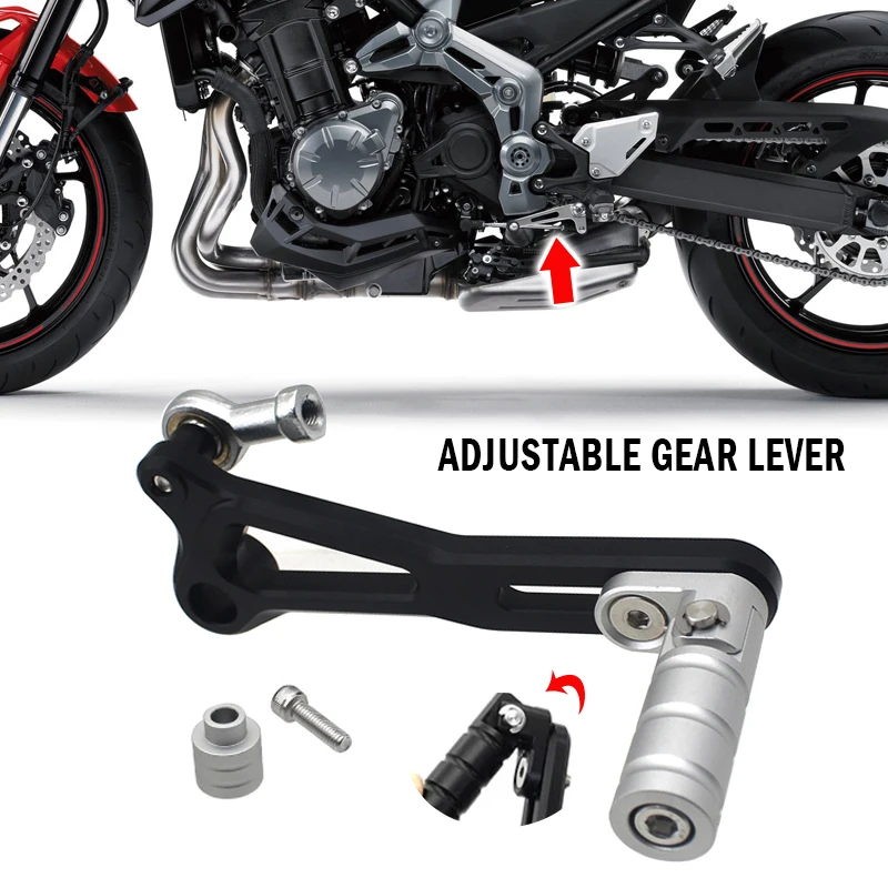 Motocicleta ajustável dobrável engrenagem Shifter, alavanca do pedal Shift, Kawasaki Z800, Z900, Z1000, Z 800, 900, 1000, 2012-2019, 2013, 2014