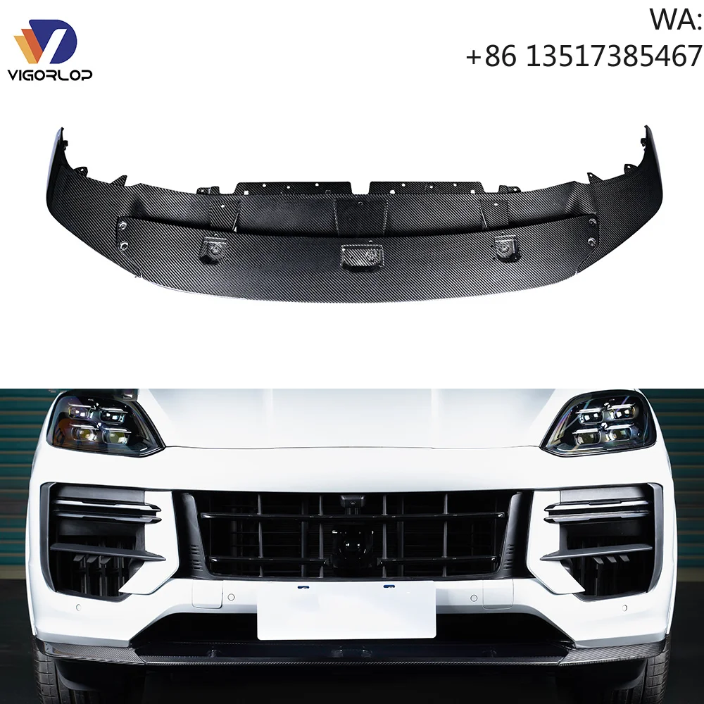 

High Quality Carbon Fiber Front Lip Assembly Body Kits for Cars for porsche Cayenne 9Y0.2 TURBO GT 2024-2025