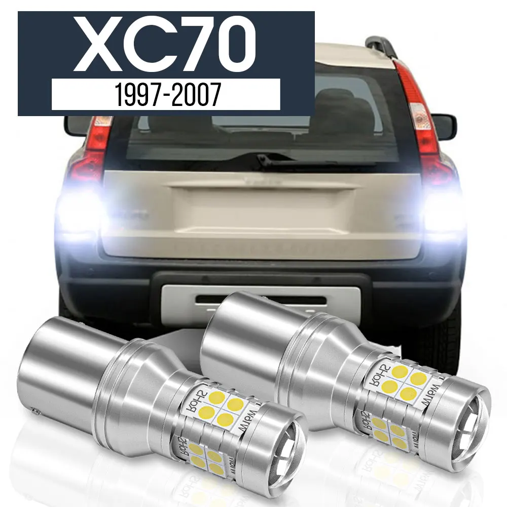 

2pcs LED Backup Light Reverse Lamp Blub Canbus Accessories For Volvo XC70 1997-2007 1999 2000 2001 2002 2003 2004 2005 2006