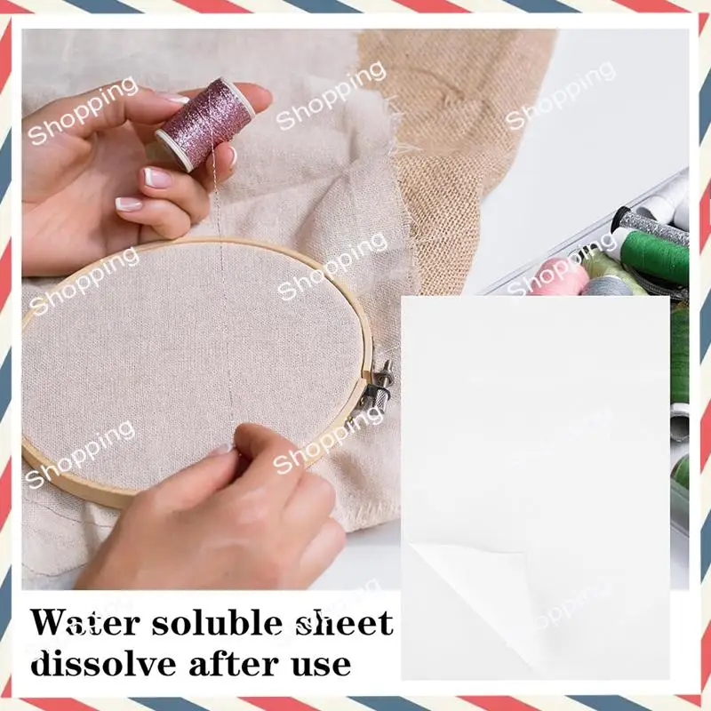 

M20K Бумага для вышивания Stick & Stitch для вышивания Растворяемая бумага для переноса вышивания схем вышивки