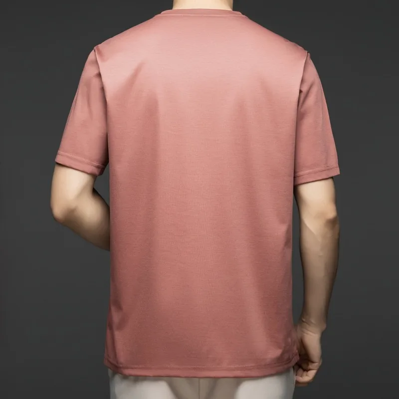 Men Summer Short Sleeve Tshirt Casual Streetwear Muscle Fit Breathable Lightweight Soft Tee Top
