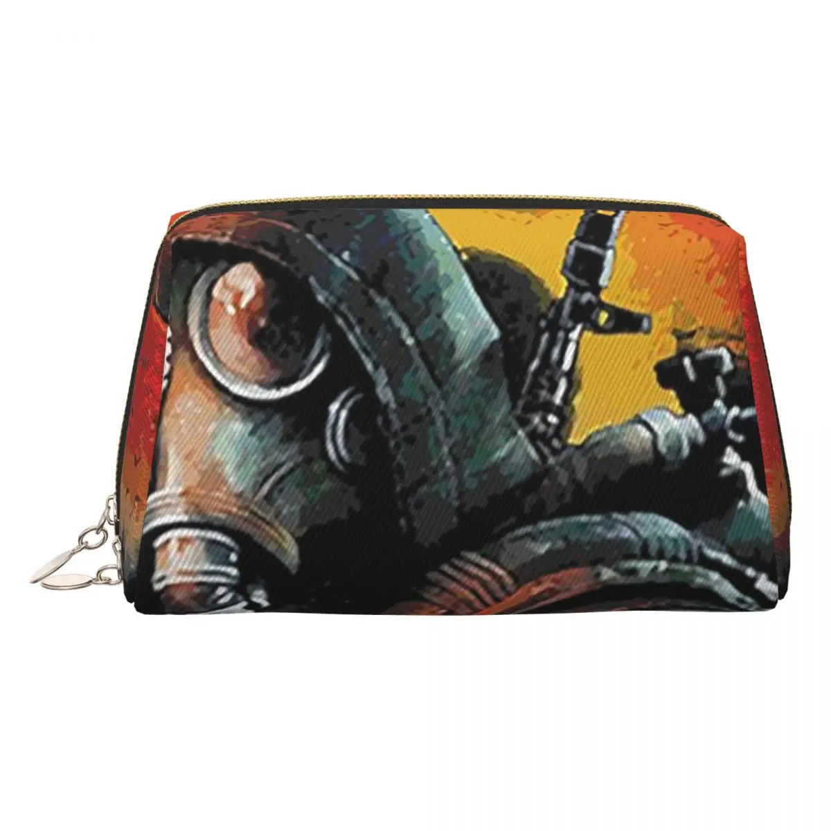 Stalker Shadow Of Chernobyl Women Cosmetic Bag Travel Makeup Organizer Pouch Toiletry Storage Dopp Kit Box