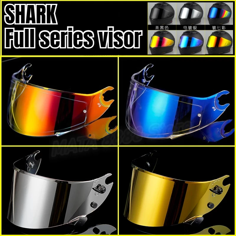 

Suitable for Shark Helmet Skwal Starry Sky Spartan Spartan Lorenzo Visor Full Helmet Lens Helmet Accessories