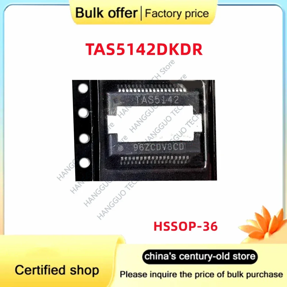 2-5 개/몫 원래 새로운 TTAS5142 TAS5142DKDR HSOP-36 클래스 D 오디오 증폭기 IC 칩