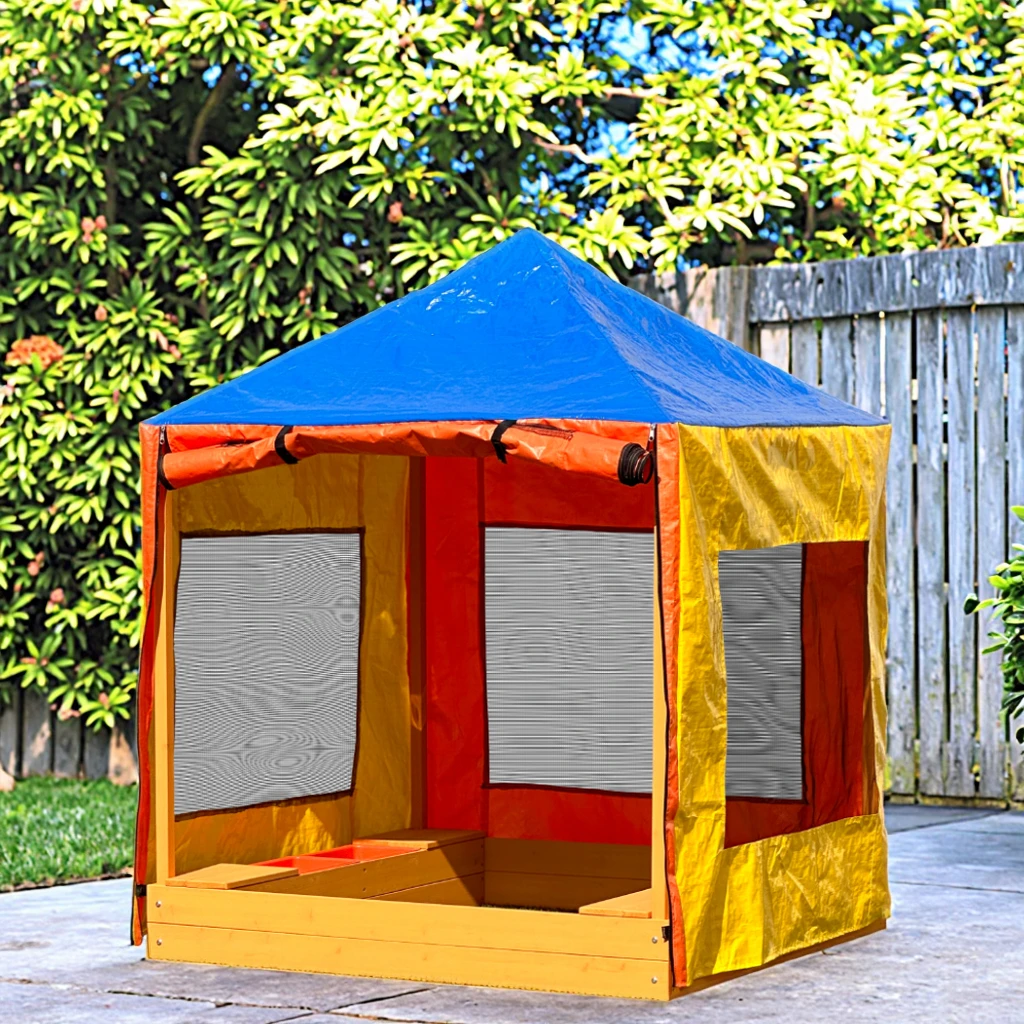 Kids Wooden Sandbox Outdoor Sa - Kids Outdoor Sandbox recension och pris