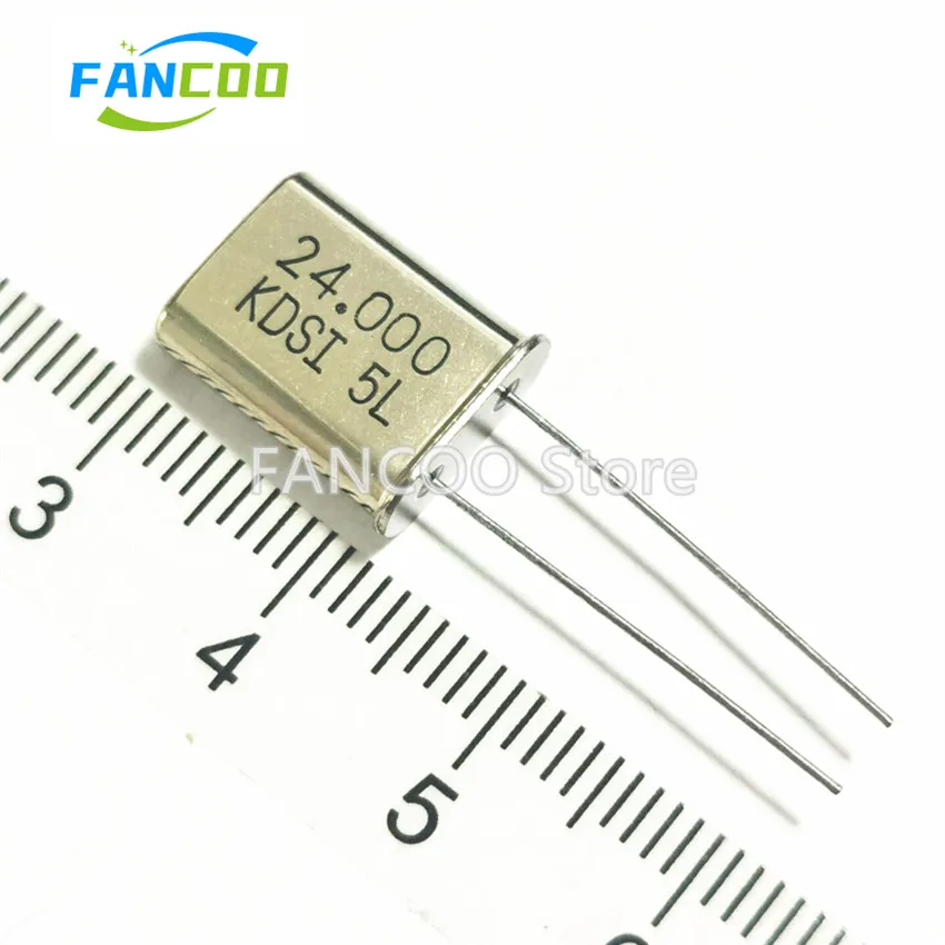 Résonateur à cristal de quartz HU-49U 24M, 10 pièces, nouveau, 24.000M, 24MHZ, 24.000MHZ