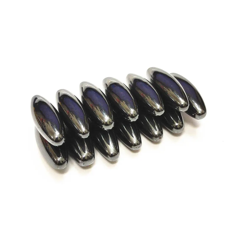 5/10/30/50PCS Strong Magnetic Therapy Relief Toy Oval Shape Olive Rattle Power Ferrite Magnet Beads Set Health Care Massager