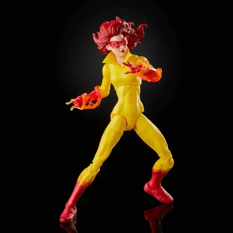 In Stock Marvel Legends Series Firestar Action Figure accessori per modelli da collezione giocattolo decorazione da tavolo statua giocattolo per bambini regalo