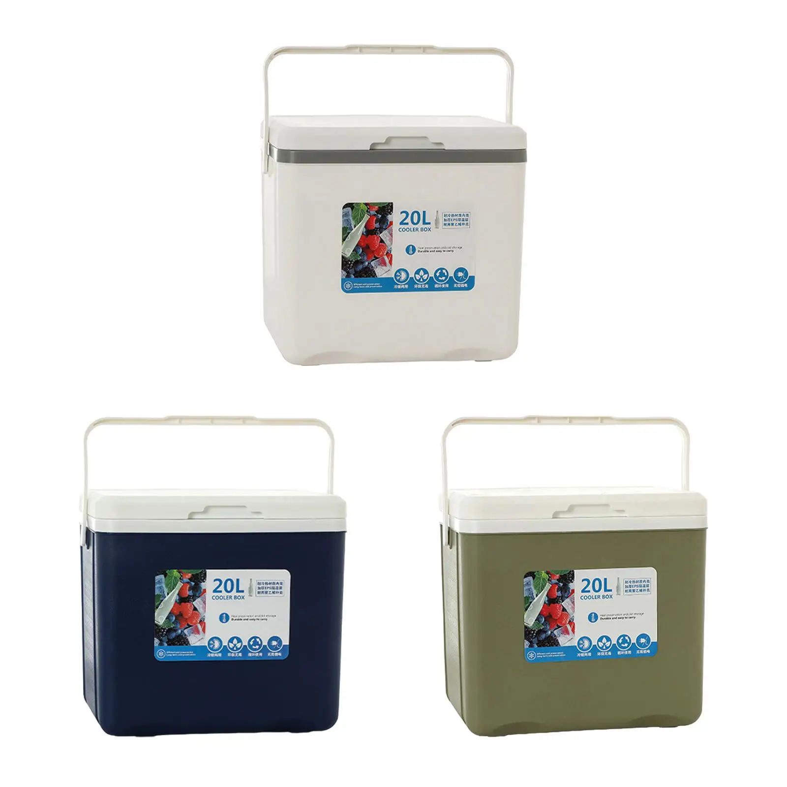 

Cooler Box Personal for Freeze/Hot Food Ice Box for Outdoor Sport Drink Boat