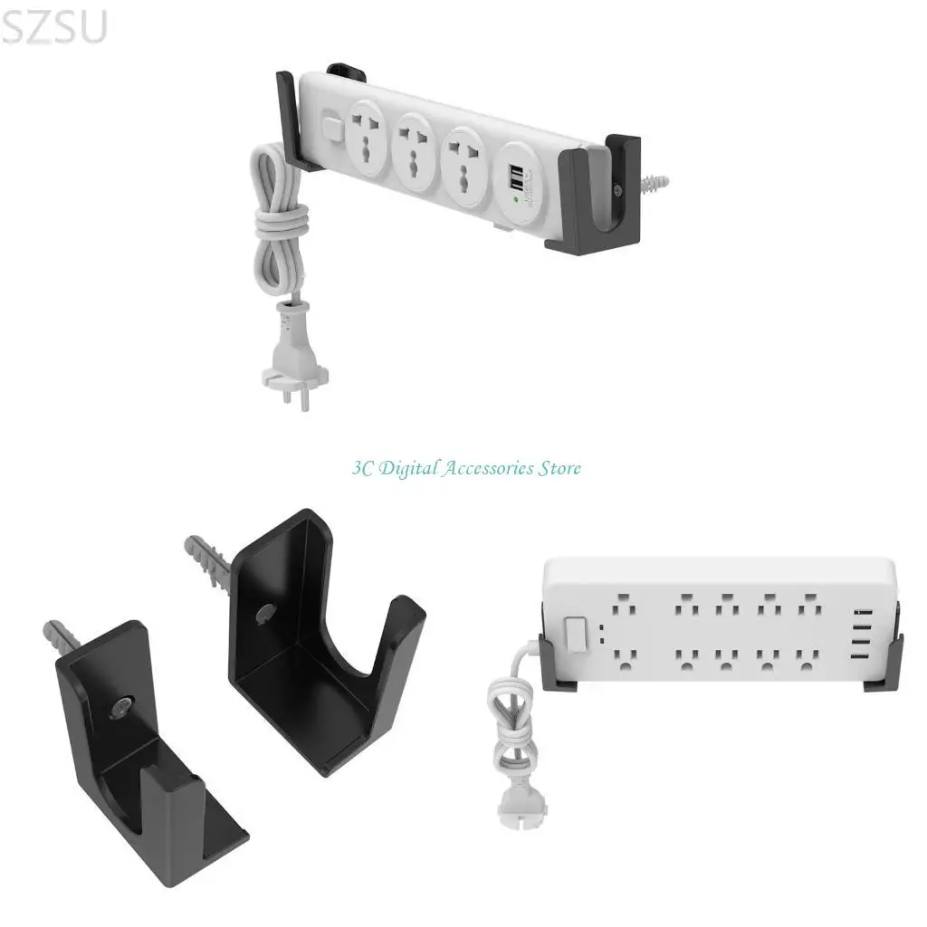 

SZSU Adjustable Wall Mounted Power Strips Stand Bracket For Tablets And Smartphones