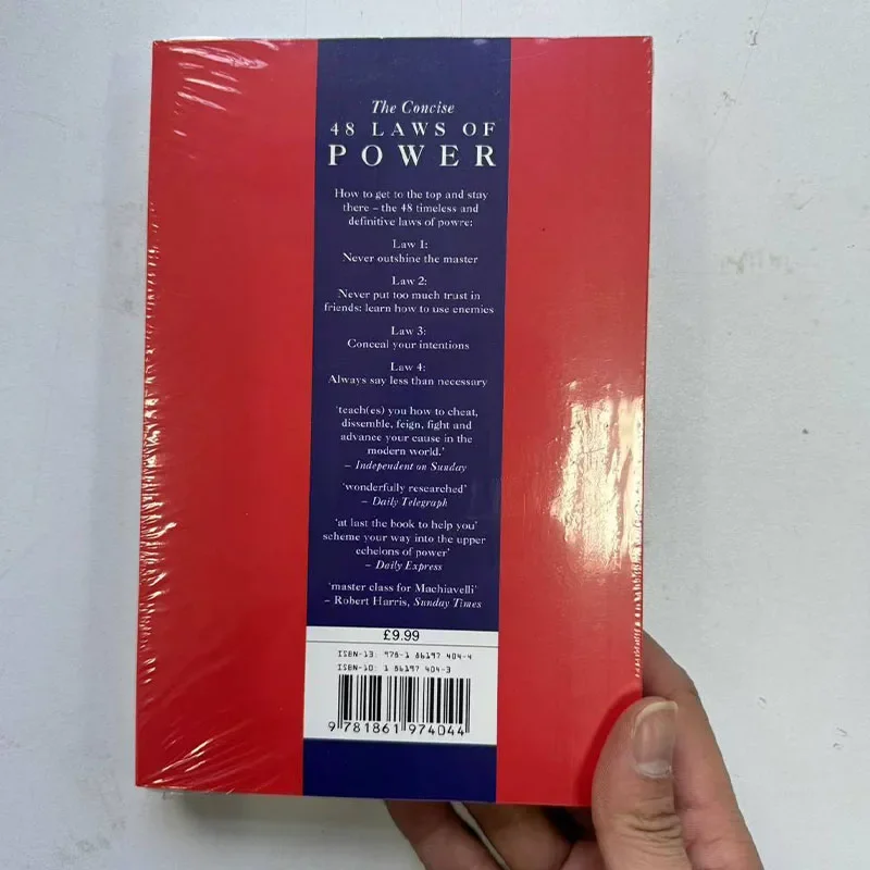 The Concise 48 Laws of Power By Robert Greene Political Leadership Political Philosophy Motivation Paperback