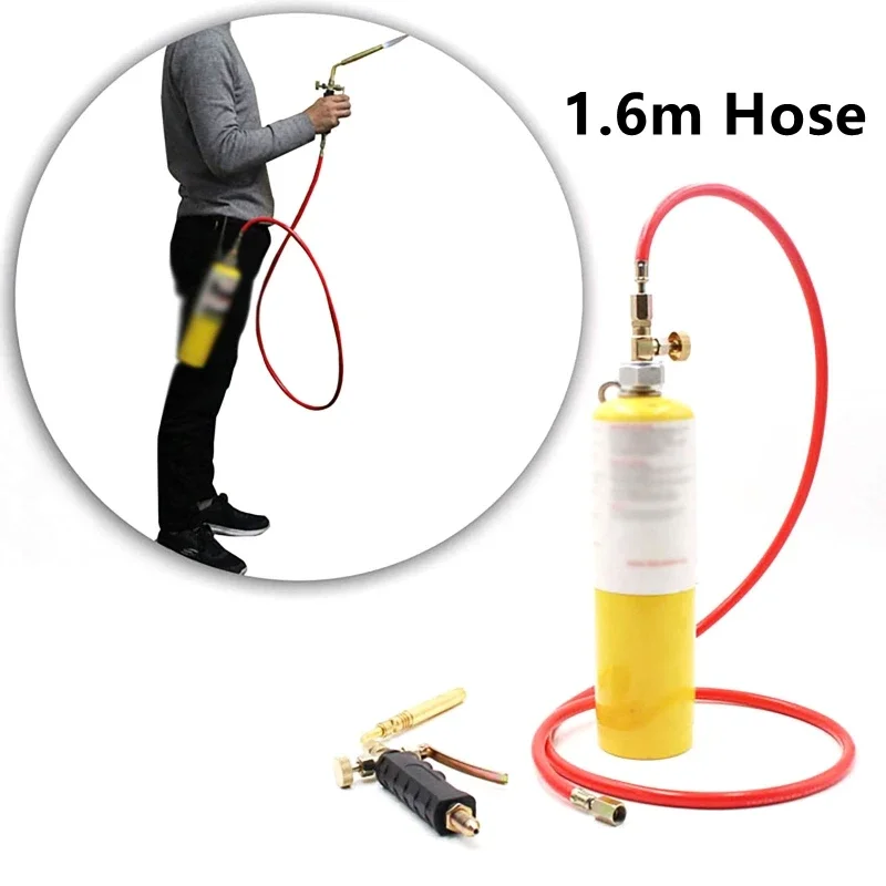 

Professional Gas Torch Brazing Torch of Propane Gas 1.6m Hose for Brazing Soldering Welding Heating Application Air Hose