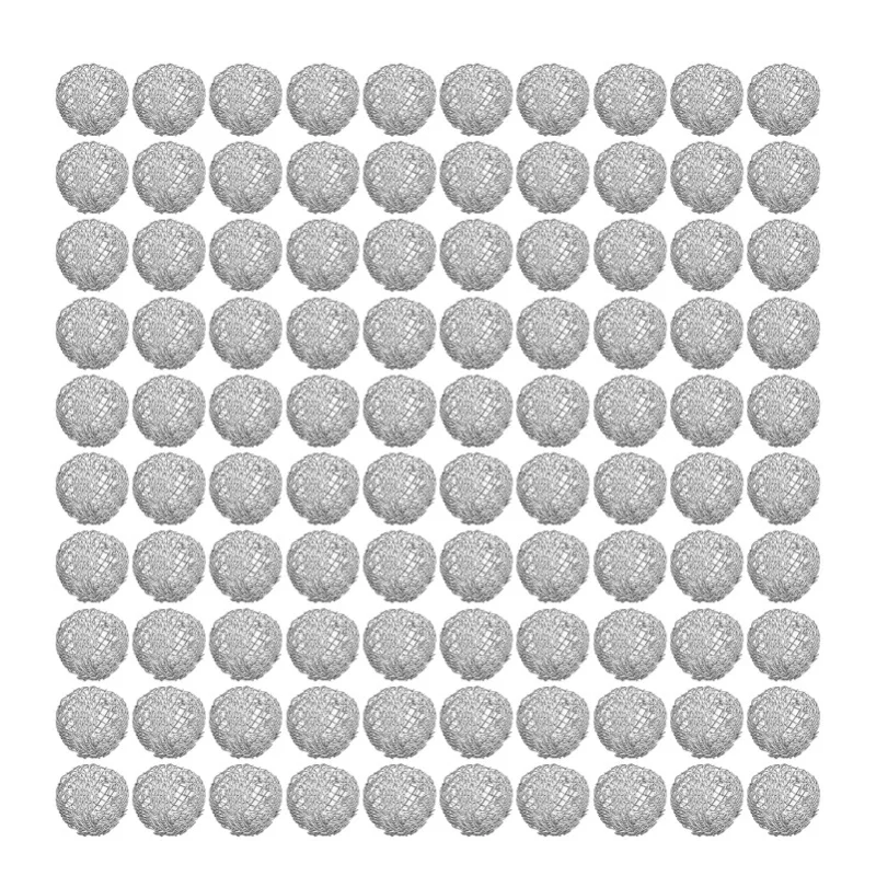 

100 шт. сетчатых фильтров для табачных трубок, 16 мм, из нержавеющей стали, моющиеся, для курения