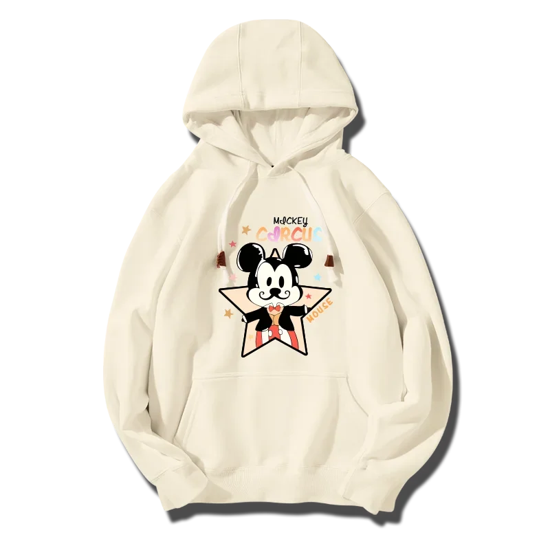 Men\'s Pullover Disney Mickey and Donald Duck Joint Sports  Hoodie Coat Fashion Element Style Couple\'s Hoodie Women Hoodie