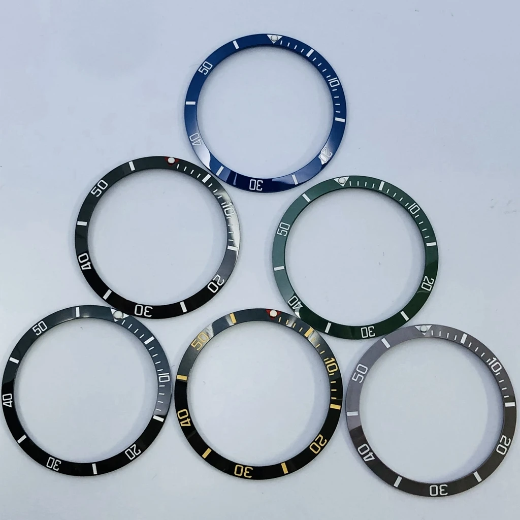 Miuksi 34mm ceramics bezel fit 36mm SUB watch replace accessories watch parts