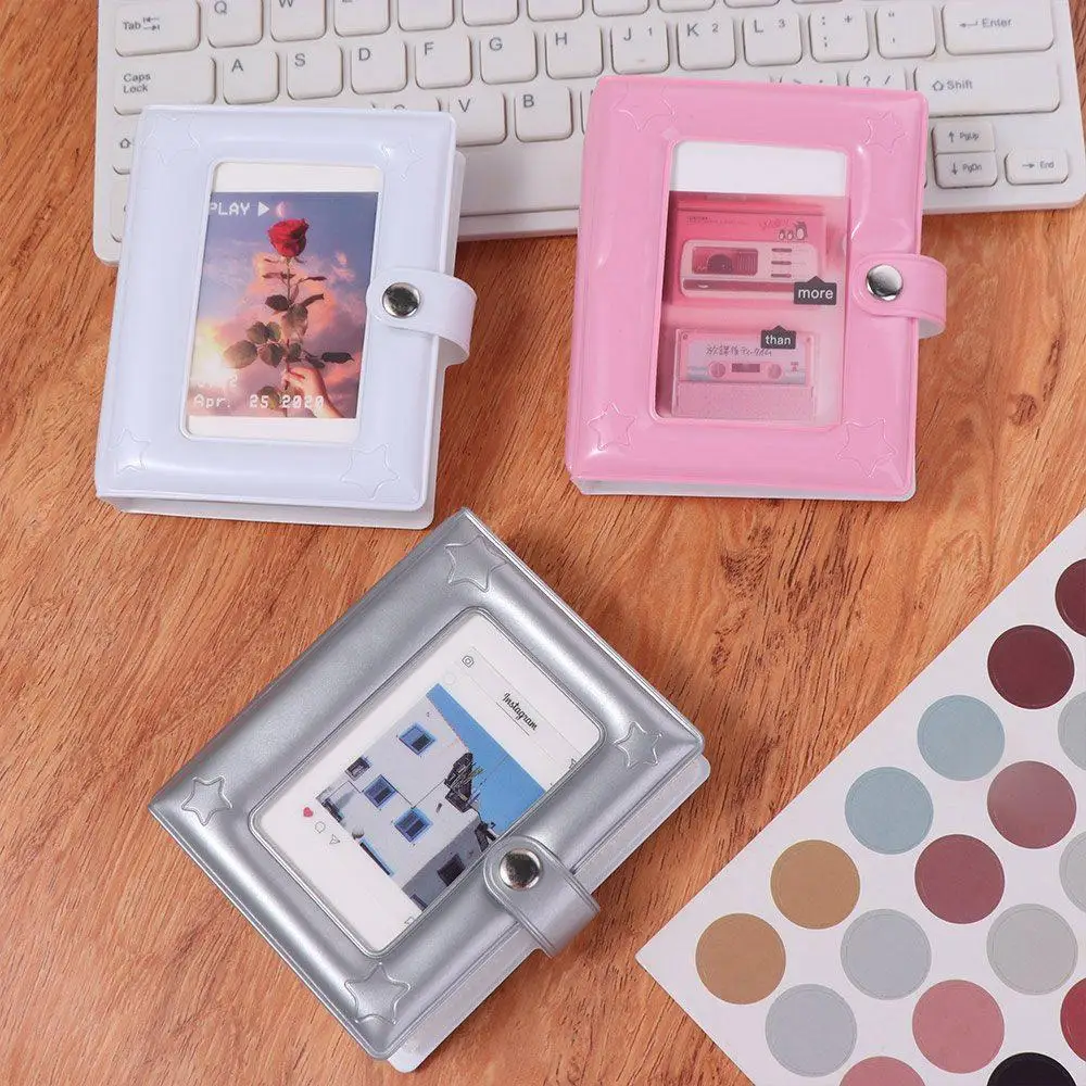 

3in ID Photo Korean Photocard Holder Decoration PVC Card Cover ID Photo Photocard Frame Picture Korean Style