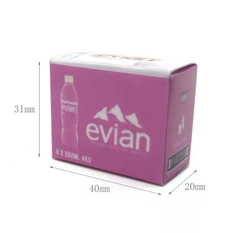 Puppe Haus Mini Mineral Wasser Mini Trinken Modell Supermarkt Szene Lebensmittel Spielen Spielzeug OB11 Puppe Haus Ornamente