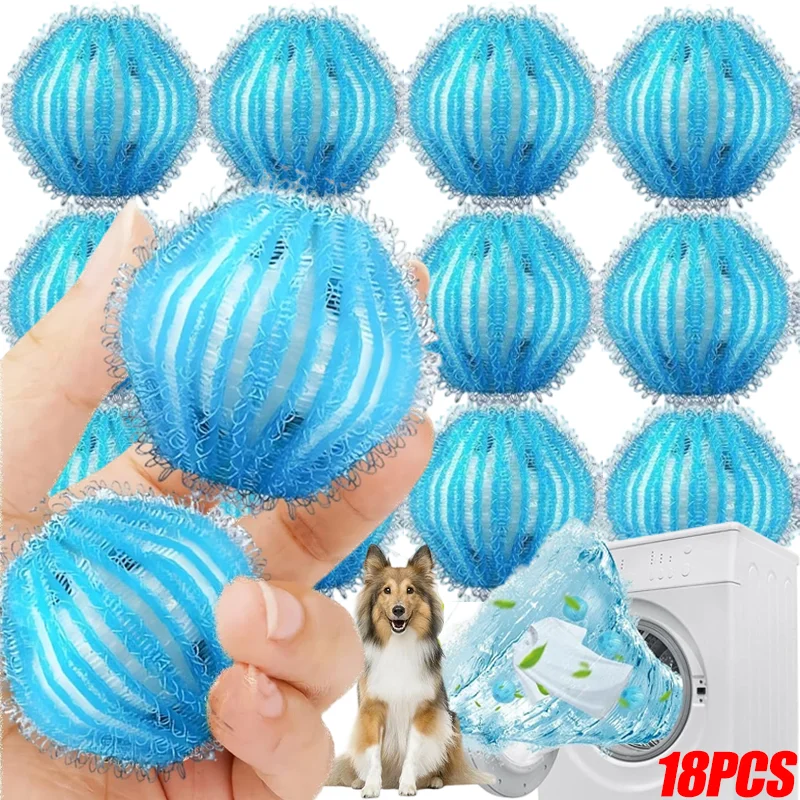 Laundry Hair Filter Balls Washing Machine Floating Lint Remover Hair Catcher Reusable Laundry Ball Dirt Collection Products