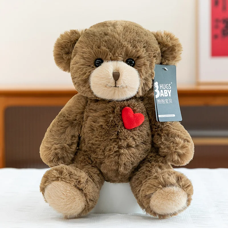 23cm Hot Teddy Bear Plush Toy Kawaii Stuffed Doll Cute Sleeping Pillow Kids Birthday Xmas Gift Girls Festival Cuddly Bear Toy