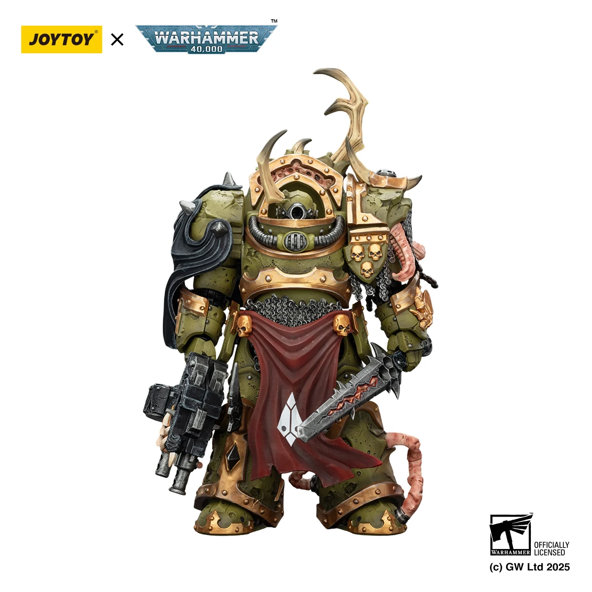 

JOYTOY Warhammer 40K 1/18 Action Figure Death Guard Blightlord Terminator 3 Anime figures Toys Model