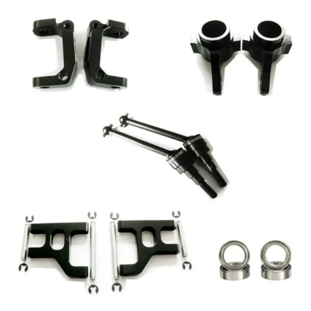 Aluminum Alloy Durable Front Rear Portal Axle DIY Kit For 1/10 Tamiya Tt01 RC Car Part RC Car Accessories Replacement