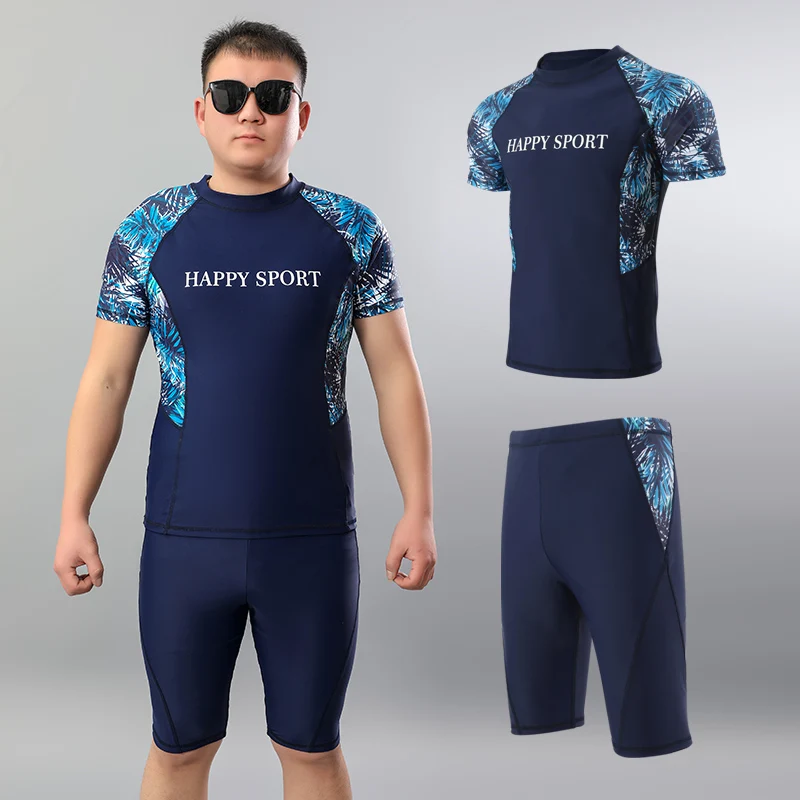 Swimsuit Men Quick Dry Swimwear Swimming Indoor Pool Top Trunks Beach Man Rash Guard Short Surfing Bathing Suits Plus Size 9XL