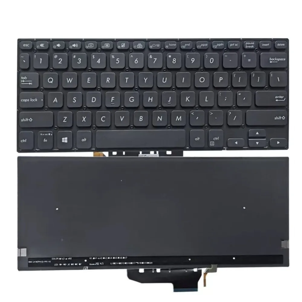 For VivoBook Flip 14 TP412U UA TP412FA SF4100F Laptop Keyboard Assembly (002)