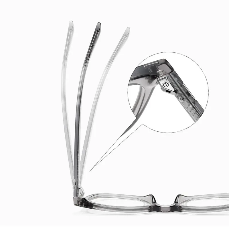 SHAUNA British Style TR90 Anti-Blue Light Glasses Frame Retro Rivets Spring Hinge Computer Eyeglasses UV400 - Image 2