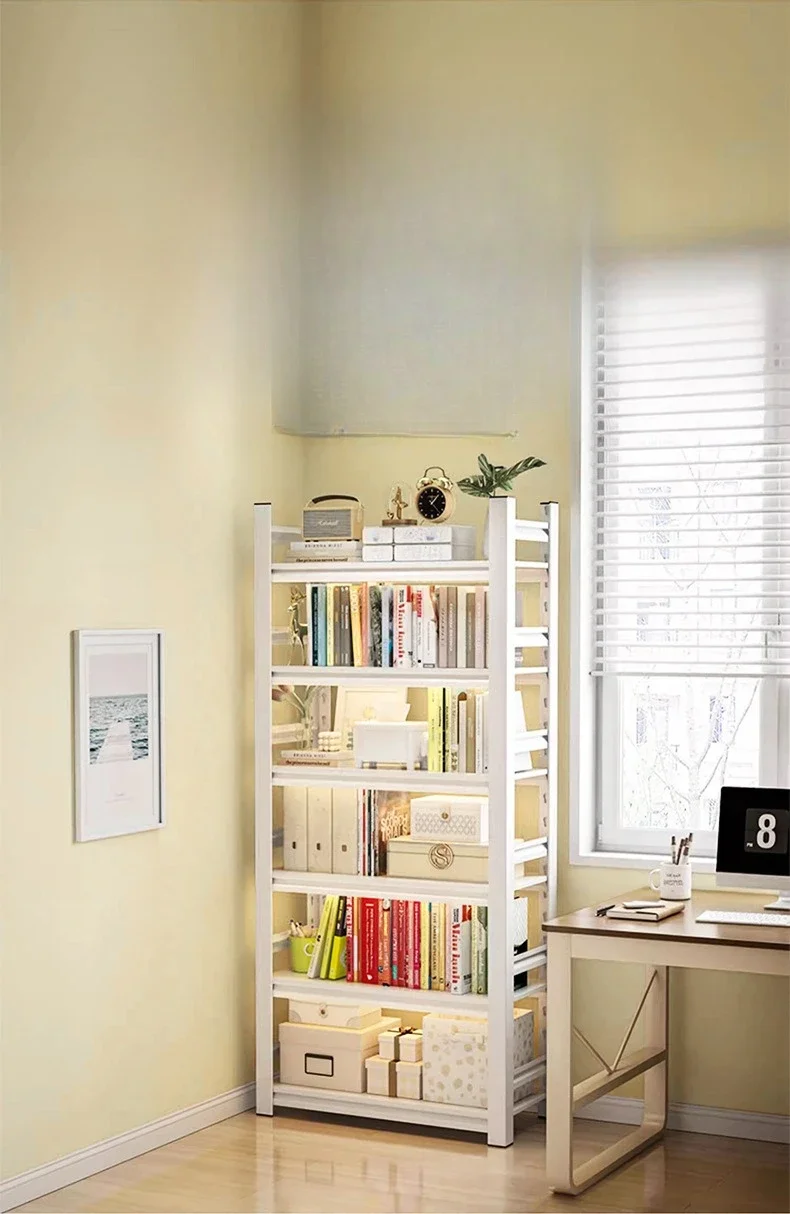 Vintage Powder Coated Steel Display Shelf Multi Tier Sustainable Materials Long Lasting Finish with Shelves