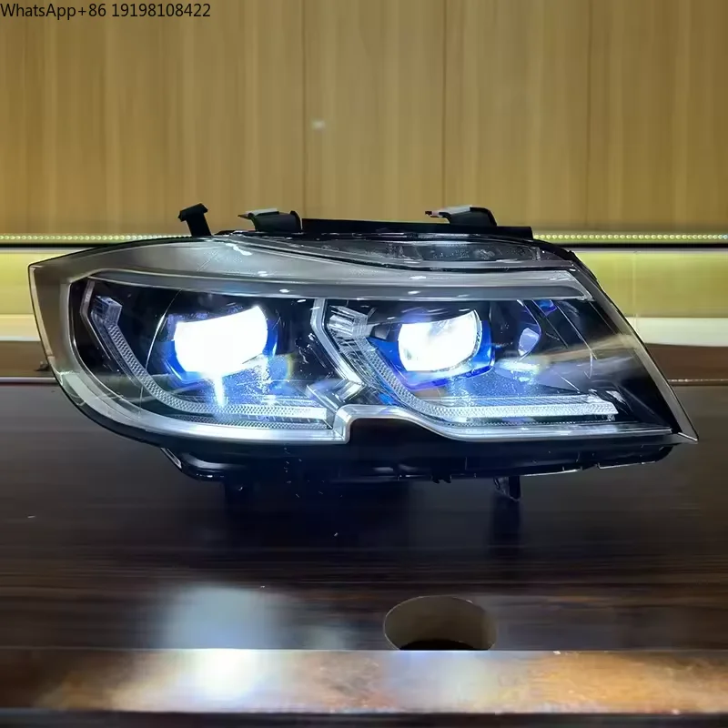 SJC Auto Accessories Car LED Head Lights for BMW 3 Series E90 2005-2012 Laser Front Lights 320i 330i Projector Lens LED DRL