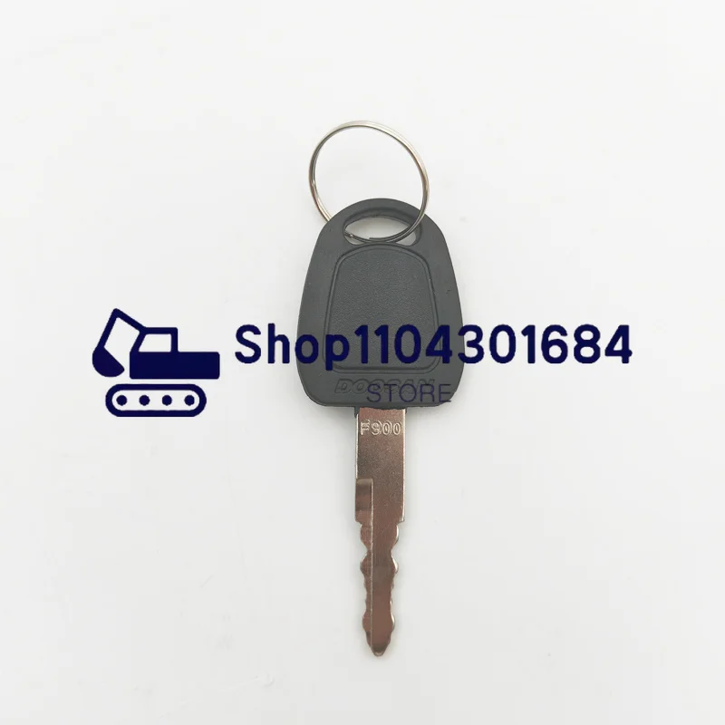 1 PCS F900 Key for Deawoo Doosan Bobcat Terex Excavator Heavy Equipment Ignition Start Switch Door Lock Fit E80