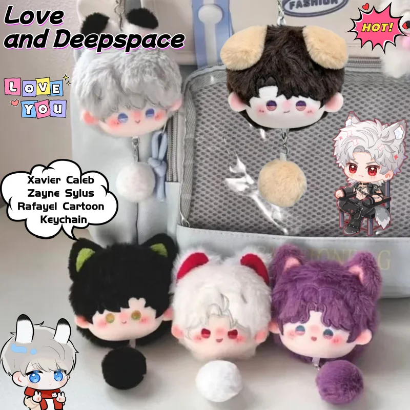 

Love and Deepspace Xavier Caleb Zayne Sylus Rafayel мультфильм креативный милый брелок вторичная игра периферийный рюкзак кулон